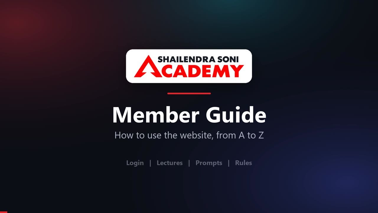 Member guide video